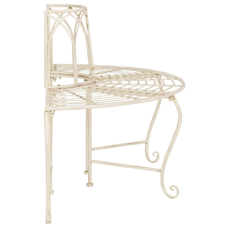 Banc en fer forgé Hounsfield, Blanc antique