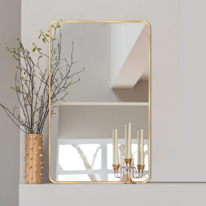 Viridiana Metal Rectangle Wall Mirror