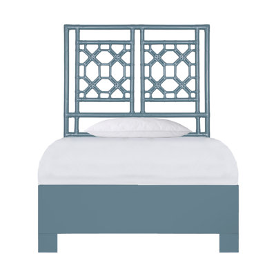 Lattice Back Platform Bed