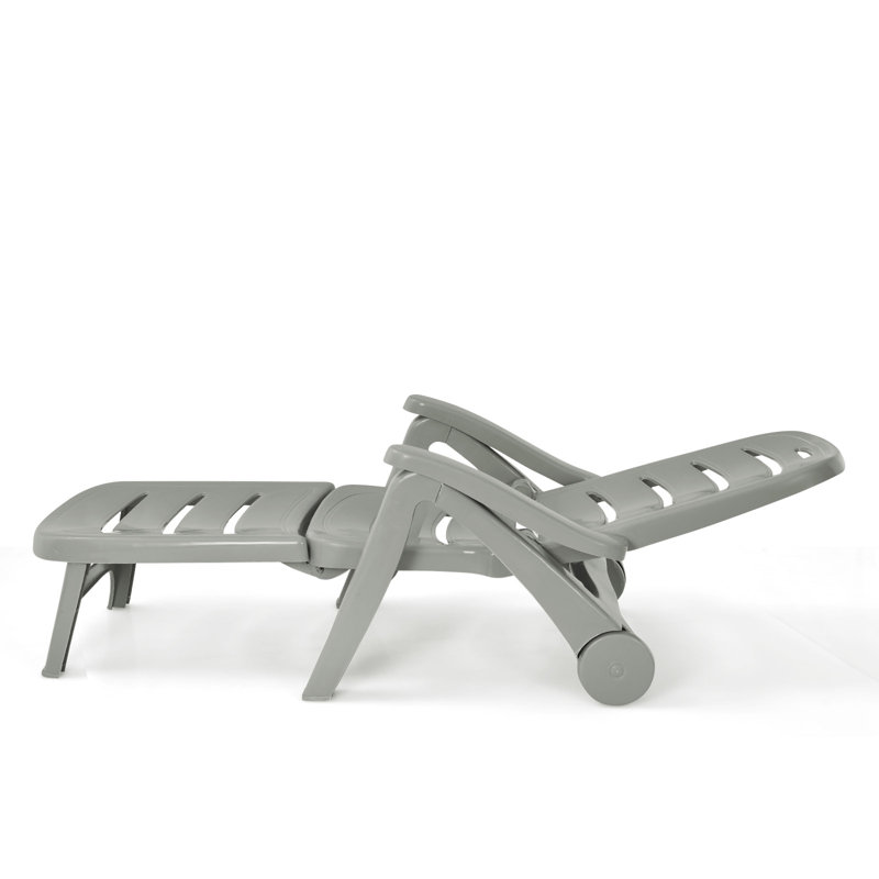 Brittan 75 cm Long Reclining Single Chaise, Grey