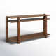 Hepburn 3 Shelf Wood Console Table
