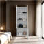 Armoire H 66,9 po, 3 portes, 3 tablettes, blanc - Chambre-264241565