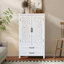 Grande armoire de rangement blanche 27 po Accent