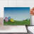 Ambesonne Easter Tempered Glass Cutting Board Eggs on the Hills Spring Multicolor
