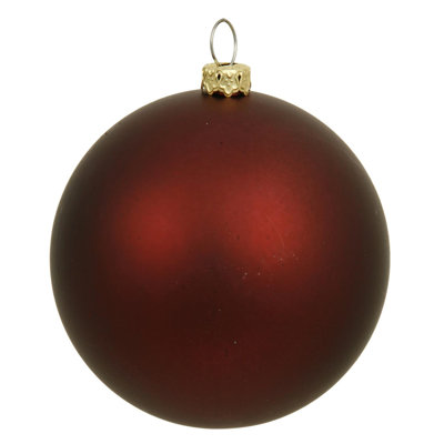 Matte Commercial Shatterproof Christmas Ball Ornament