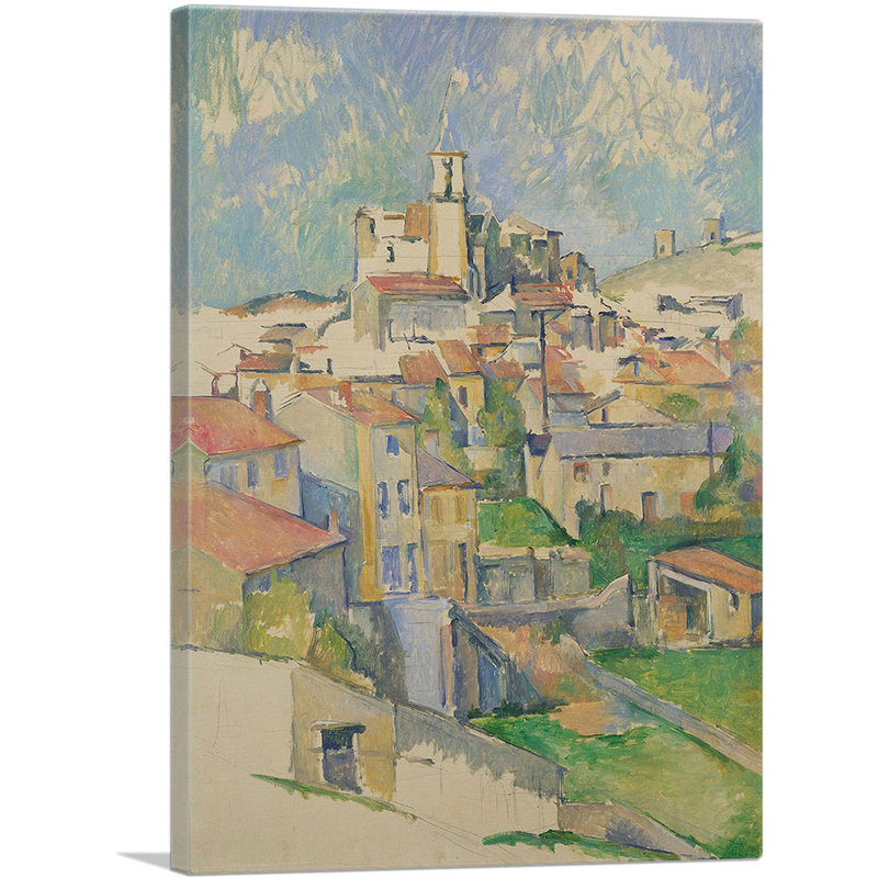 Gardanne 1886 - Impression, H 40 po x l 26 po x P 1,5 po