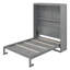 Lit plateforme plateforme avec lit escamotable et tablettes, cadre de lit moderne pour chambre d'amis-1527003055
