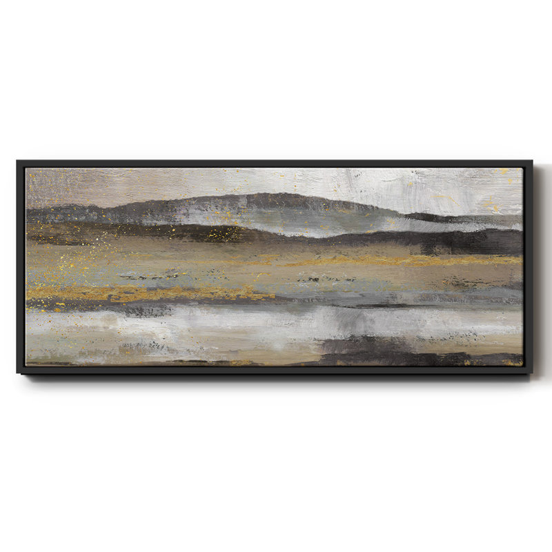 Rolling Hills- Framed Canvas, 12" H x 30" W