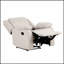 Chaise inclinable moderne avec tissu texturé, accoudoirs à plateau-coussin et structure en bois massif pour le confort du salon-1136202356