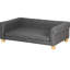 Elevated Pet , Dark Grey For Medium To Large Pets, Removable Cushion, Comfortable Seating Sleeping Bed, Grey, Soft & Relaxing Material