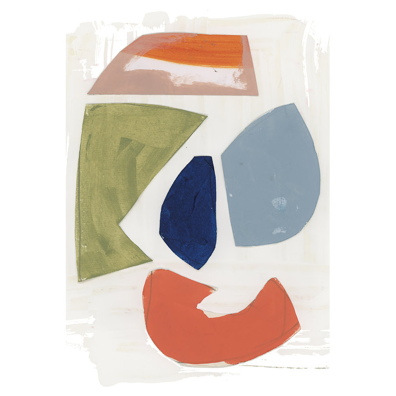 Four Colours II by Cartissi - Painting, 91 cm H x 61 cm W, Black Floater Framed
