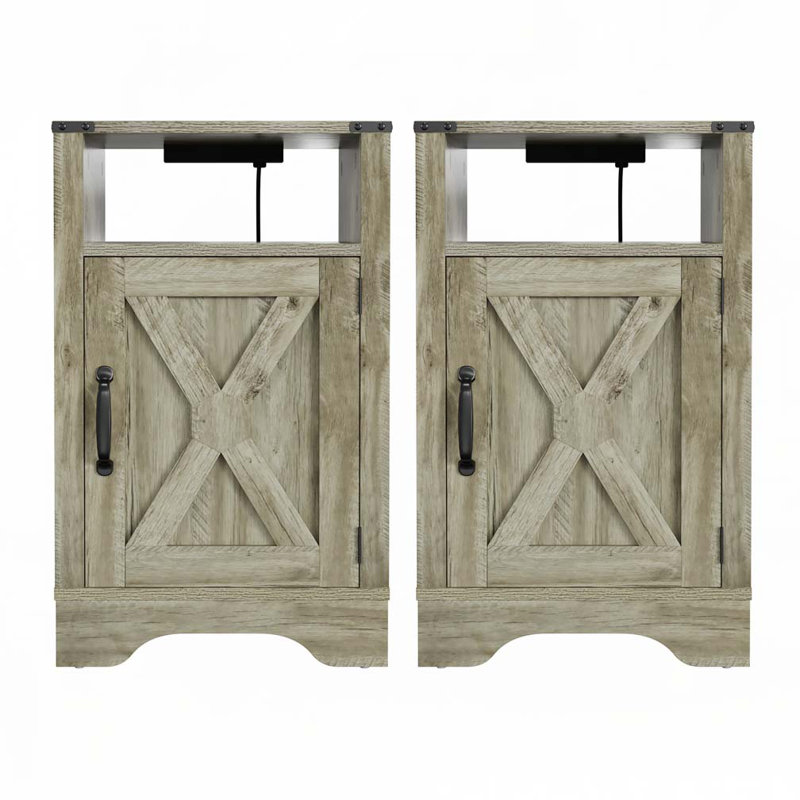 Table de chevet Farmhouse 2pc