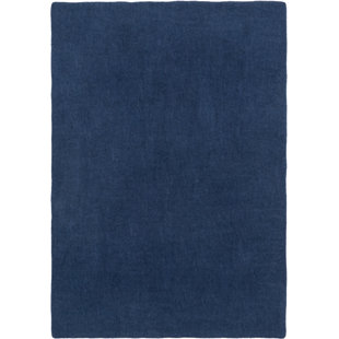 Solid Colour Wool Hand Woven Area Rug