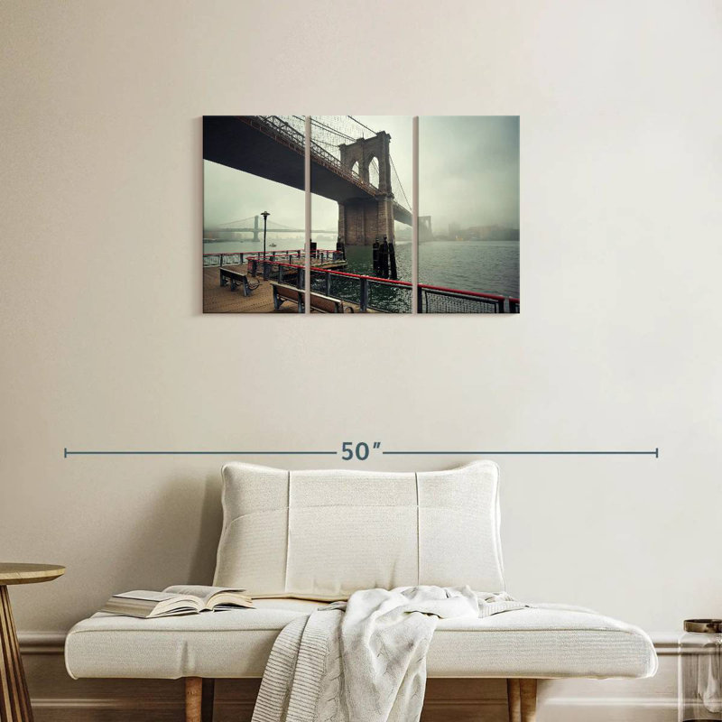 Lilie NYC Bridge, 20" H x 33" W