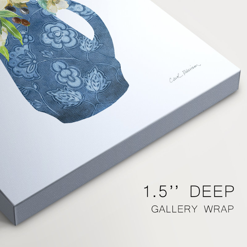 Ensoleillé chinoiserie II - Cavas enveloppés de galerie, H 36 po x l 24 po