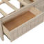 Lit de jour simple avec rangement, 3 tiroirs, finition blanc antique, fabrication, lait sans sommier, solide-624561662