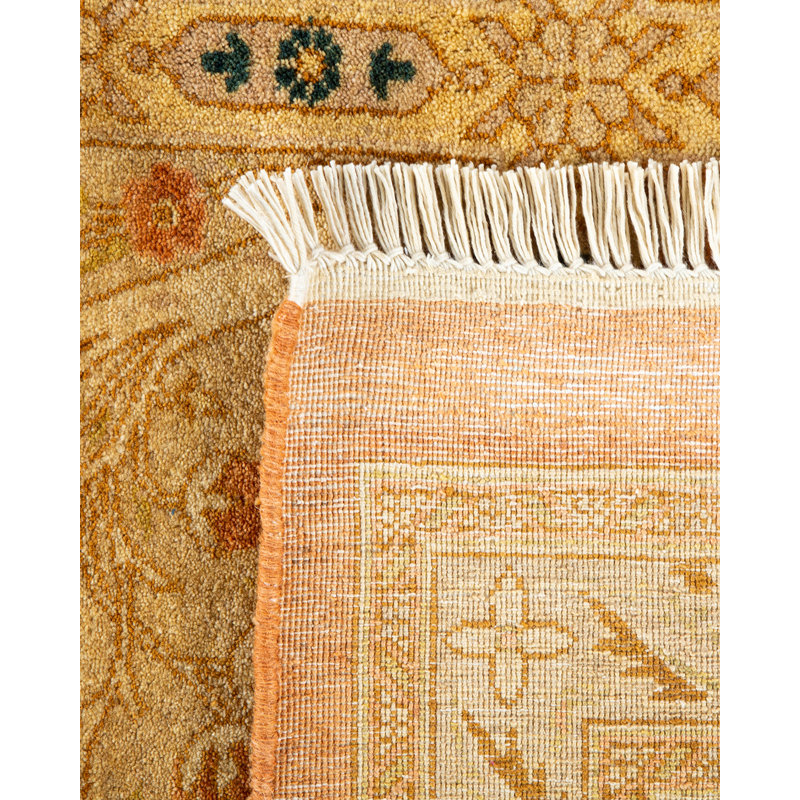 Tapis unique en bronze noué à la main de 8 pi 3 po x 10 pi 2 po Keenan