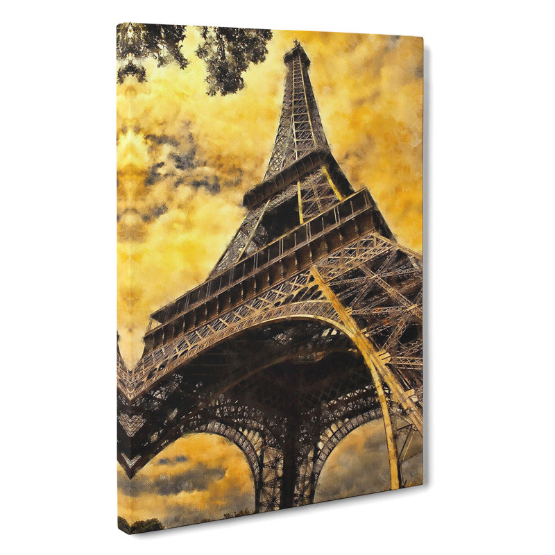 Eiffel Tower Vol.7 - Wrapped Canvas Print, 50cm H x 35cm W x 3cm D