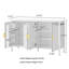 Buffet de 57,53 po de largeur avec armoire-1280760268