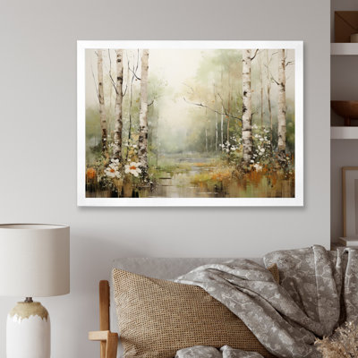Blumenfeld Minimalism Forest Woods II - Forest Canvas Print