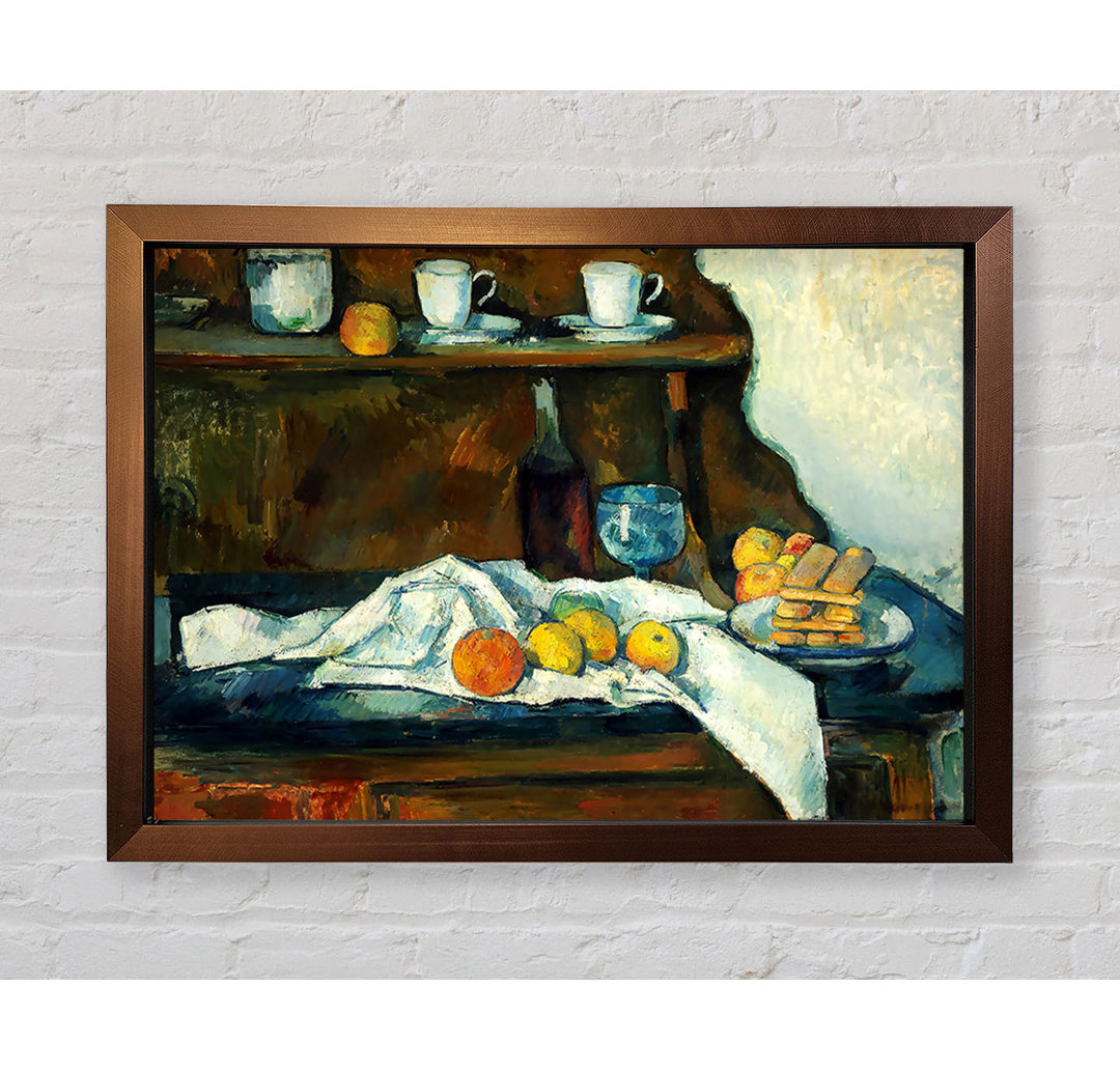 Cezanne Das Buffet - Einzelner Bilderrahmen Kunstdrucke