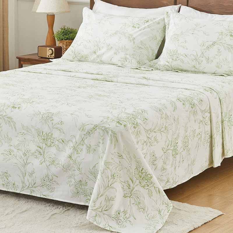 Ensemble de draps pour lit simple de grand lit 3 pièces Kingrest, Ensemble de draps pour lit simple + 1 taie d'oreil