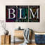 Ensemble de 3 pièces sur toile BLM Word Cloud-83201565