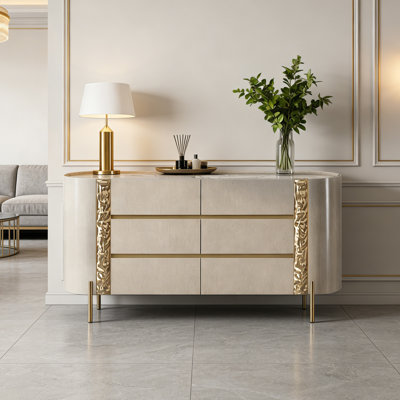 Italian luxury 6-drawer cabinet