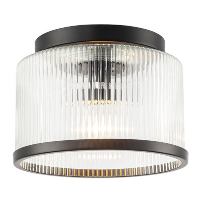Glass Semi Flush Mount