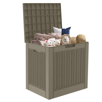 Olilawn 30 Gallons Outdoor Multifunctional Resin Deck Box