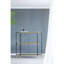 Console 48,5 x 16,5 x 50 po à 3 niveaux, tablette miroir en or noir