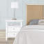 Table de chevet 2 tiroirs blanche-2122132990