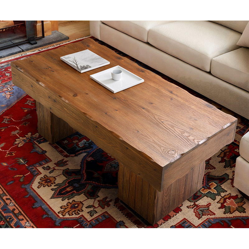 Table basse en bois massif Farmhouse
