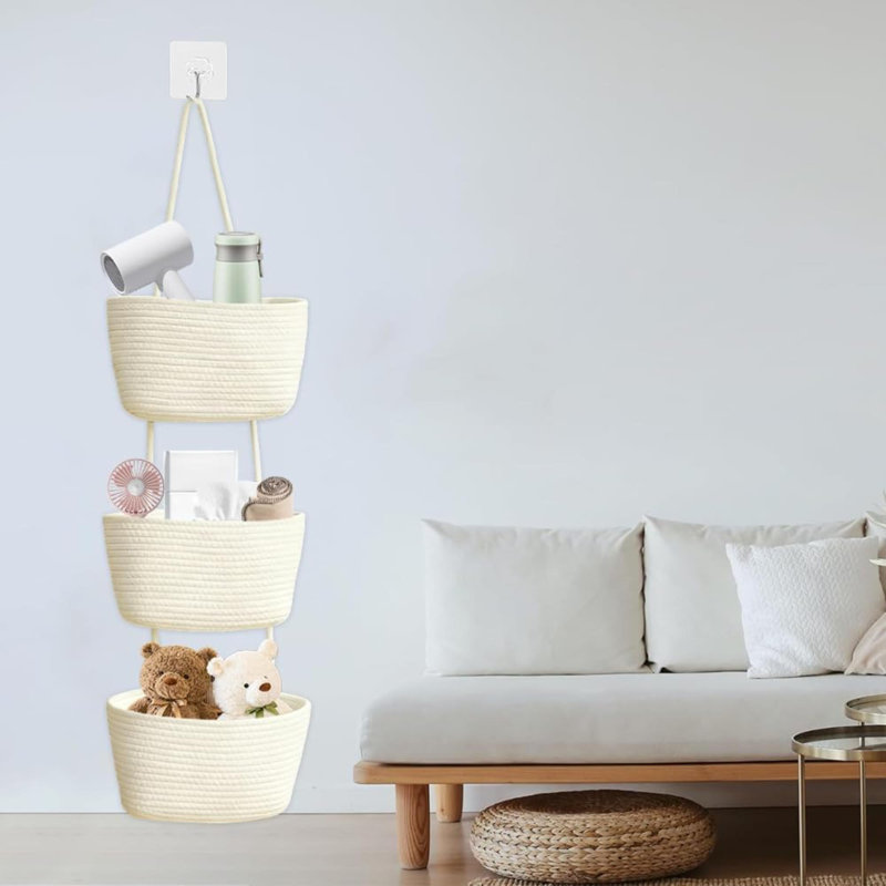 Rebrilliant Cotton Decorative Bin
