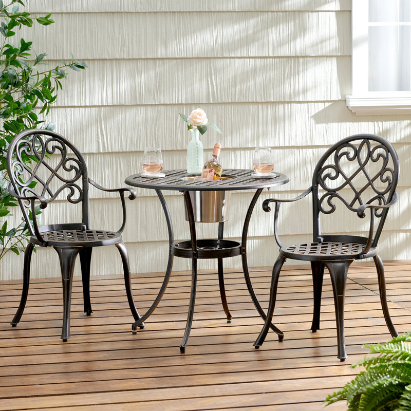 Chestnut Street 3-Piece Outdoor Bistro Set