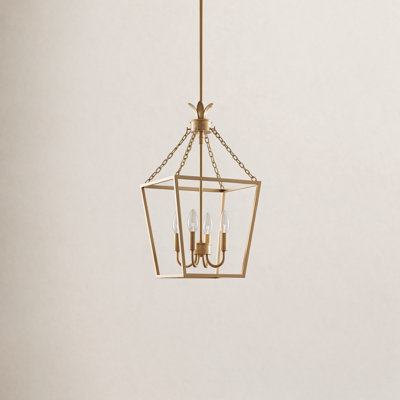 Hafer 4 - Light Dimmable Lantern Geometric Chandelier