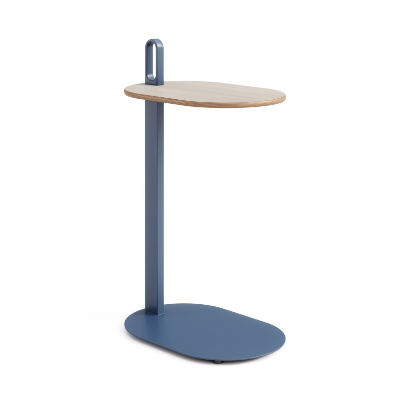 Alden Laptop Table, Ash, Sapphire Blue