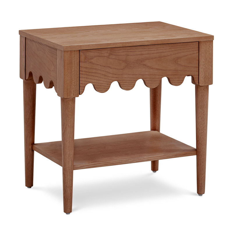 Oodle Walnut Nightstand With Drawer