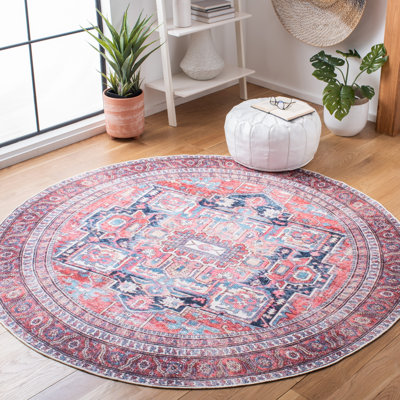 Adele Oriental Red/Navy Area Rug