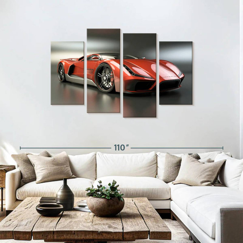 Voiture de sport de luxe Mehar, H 48 po x l 75 po