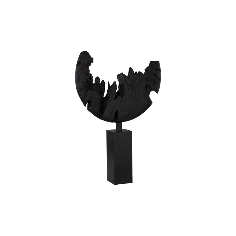 Broken Moon Statue, Resin