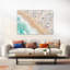«Summer Bliss Contemporary Beach», art mural-129140065