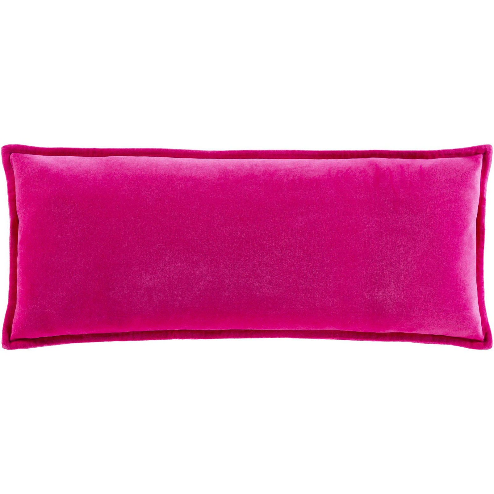 Norwin Cotton Throw Pillow, Pillow Cover Only - No Insert, Pink, 12"H x 30"W