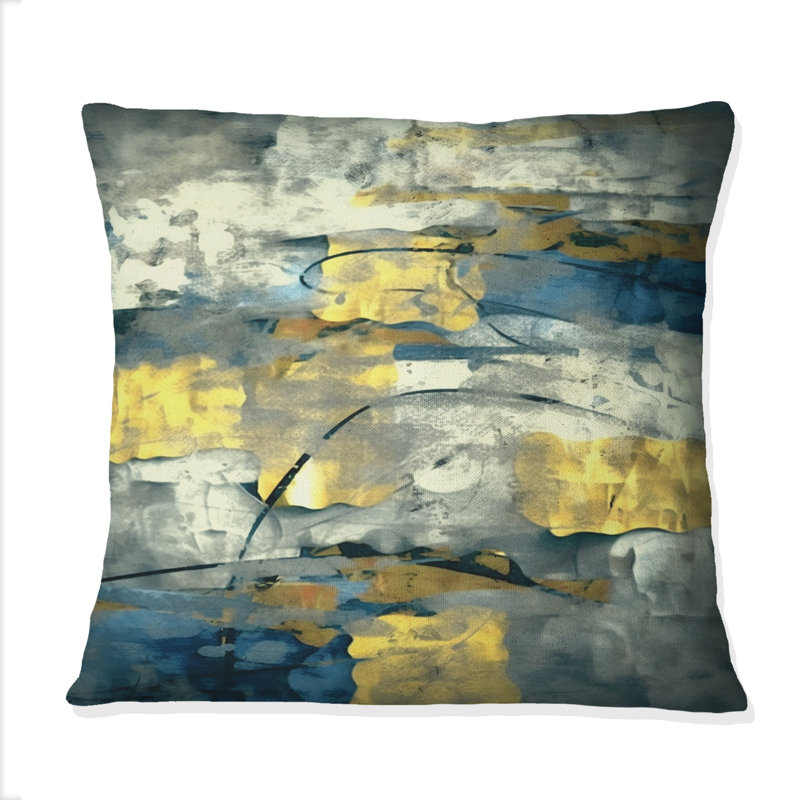 Coussin décoratif Southern Sunrise Abstract Expressionism II - Abstract Collages