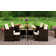 Gefen 8 Seater Dining Set with Cushions