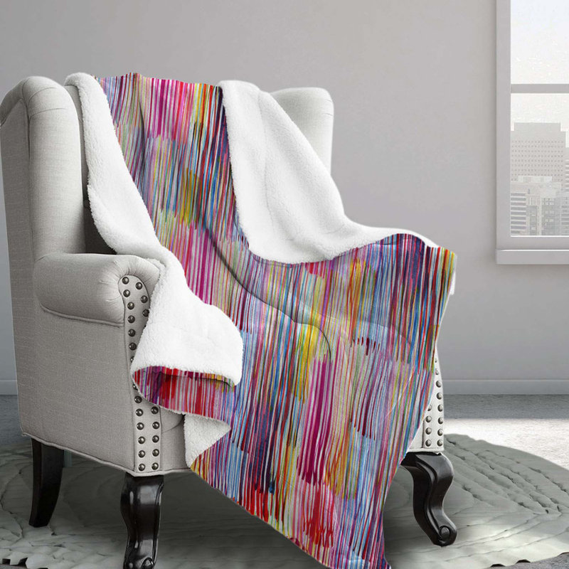 Dripping Polyester Comforter, Queen Comforter + 2 Standard Pillowcases