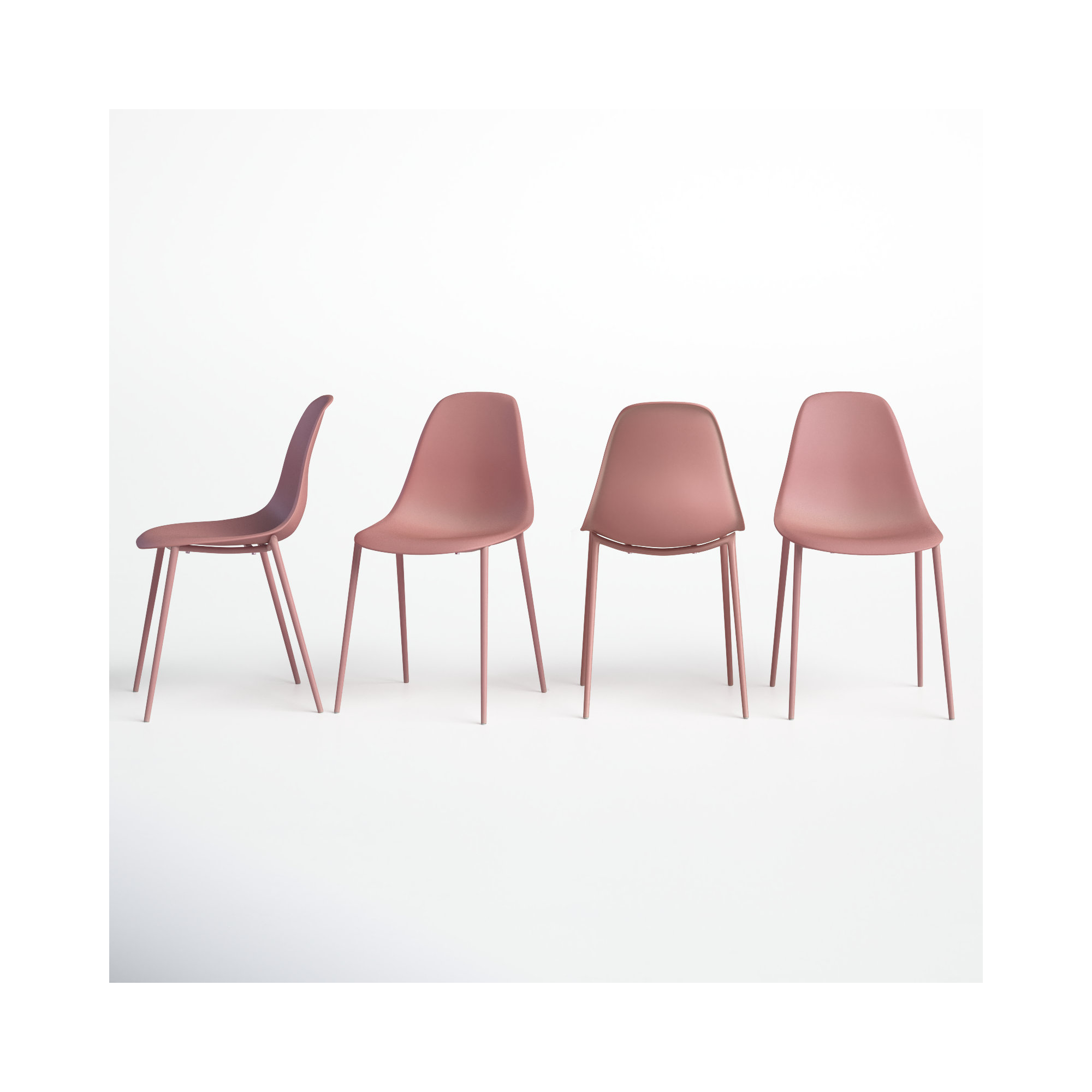 Isla Indoor/Outdoor Dining Chair, Blush Pink