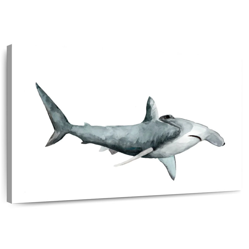 Brampt Sea Life Hammerhead Shark, 20" H x 30" W