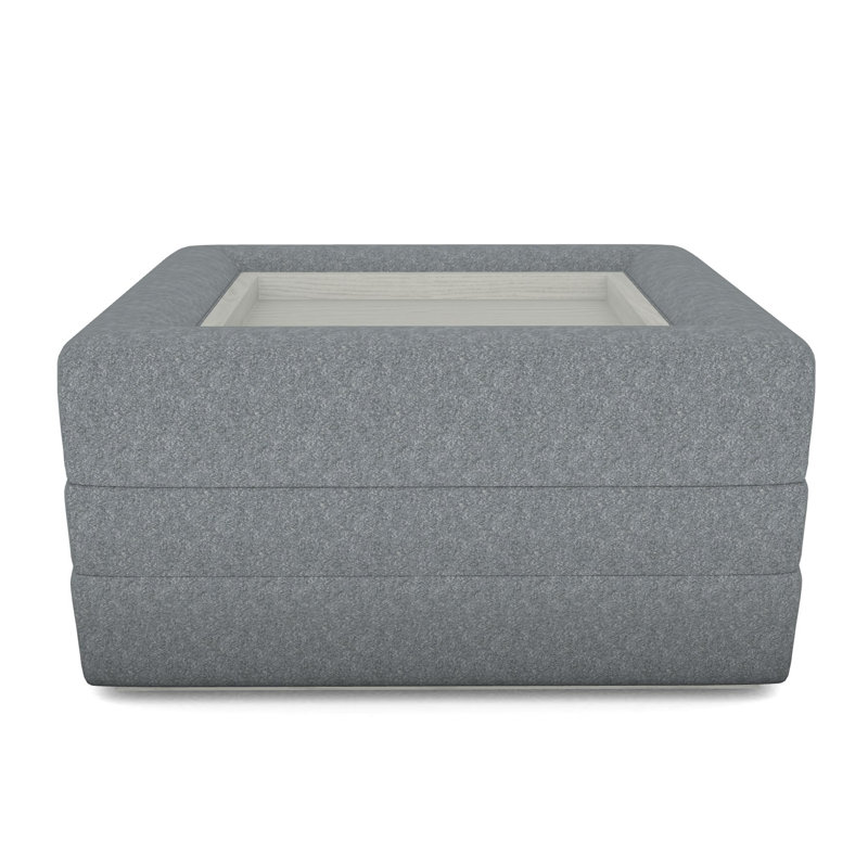 Boyden Ottoman with Wood Tray, Ian Pewter, Casa Blanca