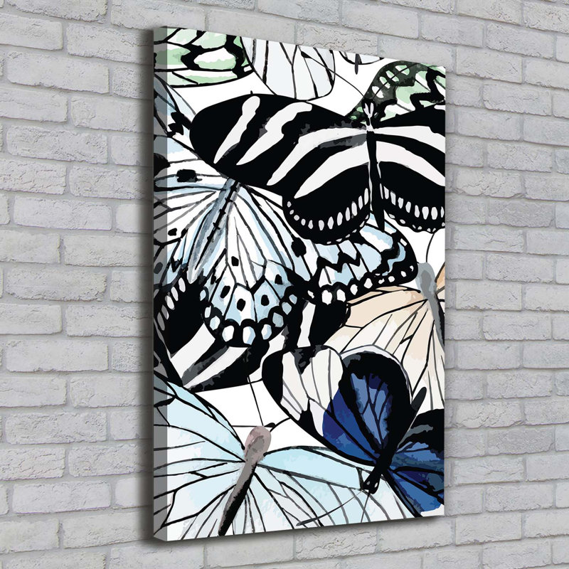 Butterflies - Wrapped Canvas Print
